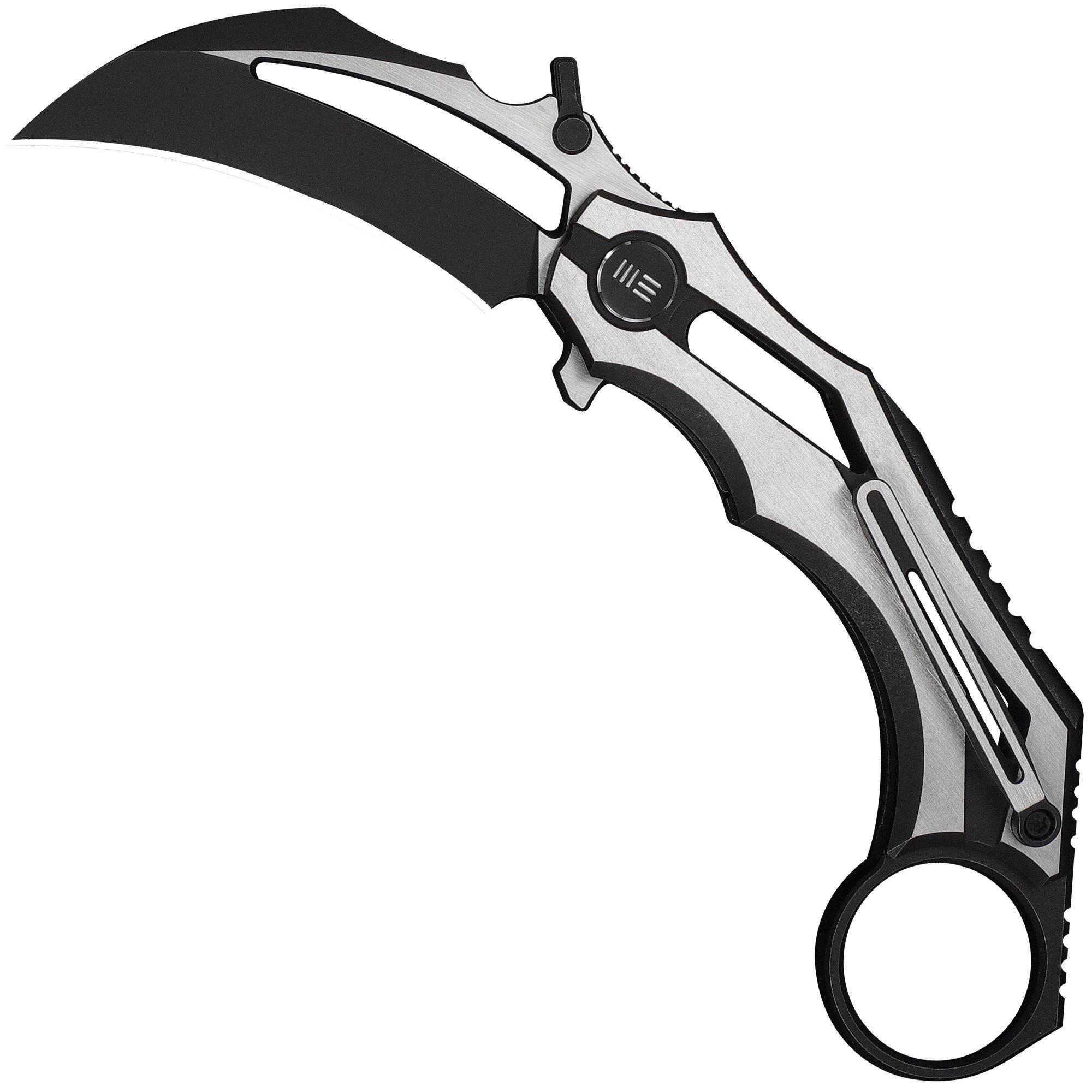WE Knife Cryonix WE24070-3 Two-Tone Blackwashed Satin M390, Bronze & Satin Titanium, couteau de poche