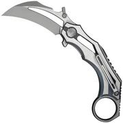 Immagine per WE Knife Cryonix WE24070-4 Two-Tone Stonewashed Satin M390, Blue & Satin Titanium, coltello da tasca