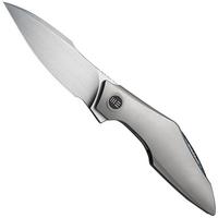 Afbeelding voor WE Knife Krait Snake WE24084-2 Hand Rubbed Satin Böhler M390, Gray Titanium, Flamed Hardware, zakmes, Tashi Bharucha design