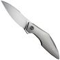 Bild für WE Knife Krait Snake WE24084-2 Hand Rubbed Satin Böhler M390, Gray Titanium, Flamed Hardware, Taschenmesser, Tashi Bharucha design