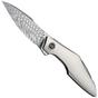 Afbeelding voor WE Knife Krait Snake WE24084-DS1 Fafnir Damasteel, Gray Titanium, Flamed Hardware, zakmes, Tashi Bharucha design