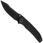 Afbeelding voor WE Knife Ryson WE24086-1 Blackwashed Böhler M390, Black Titanium, zakmes, Raven The Pirate design
