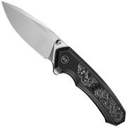 Afbeelding voor WE Knife Corwyn WE24088-3 Satin Böhler M390, Bronze Black Titanium Aluminium Foil Carbonfiber, zakmes