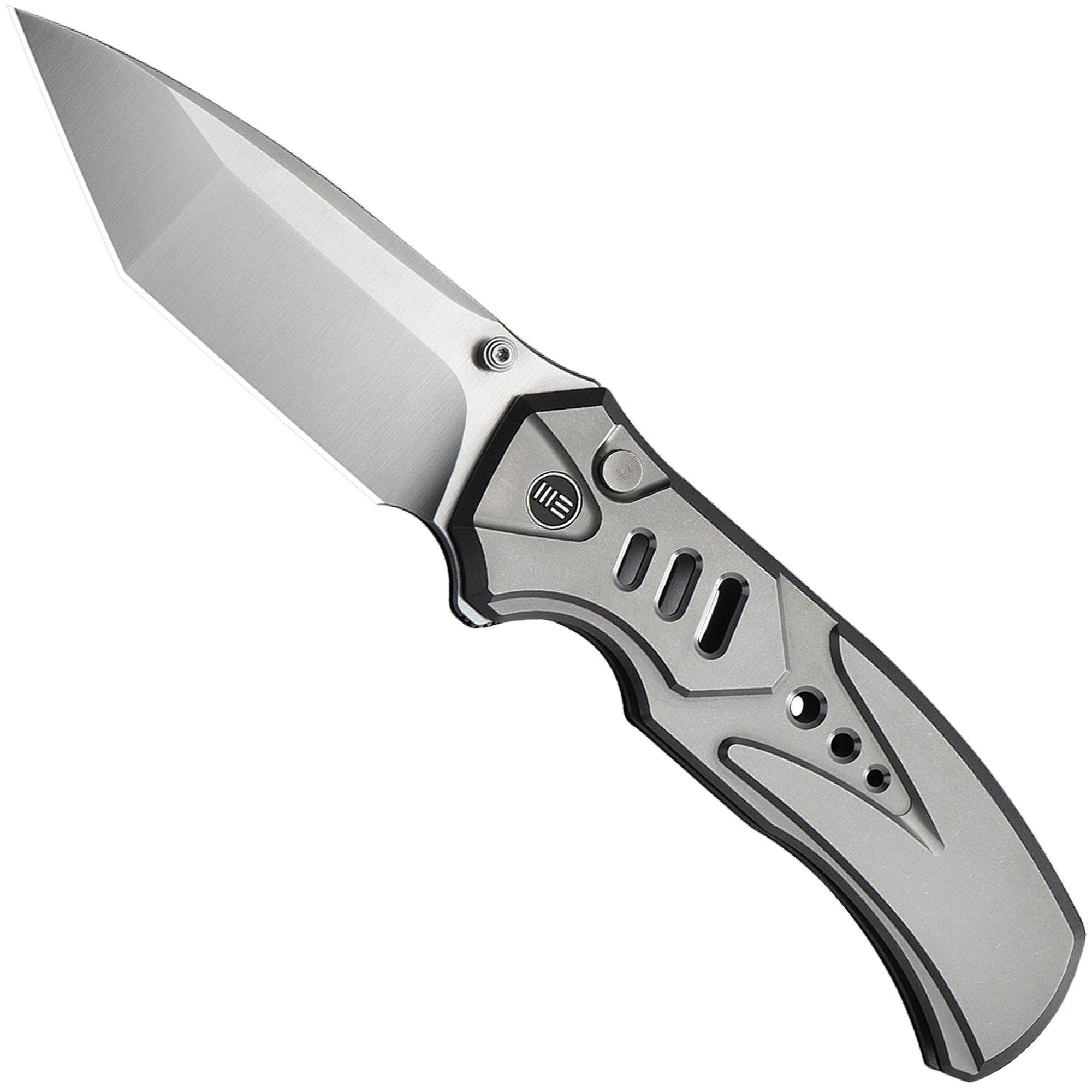 Nóż składany WE Knife Zentron WE24094-2 Satin Böhler M390, Gray Titanium