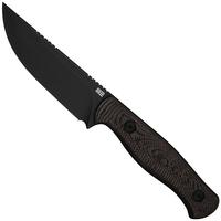 Afbeelding voor WE Knife Notchline WE25047-2, Blackwashed CPM S35VN, Copper Foil Carbon Fiber jachtmes 