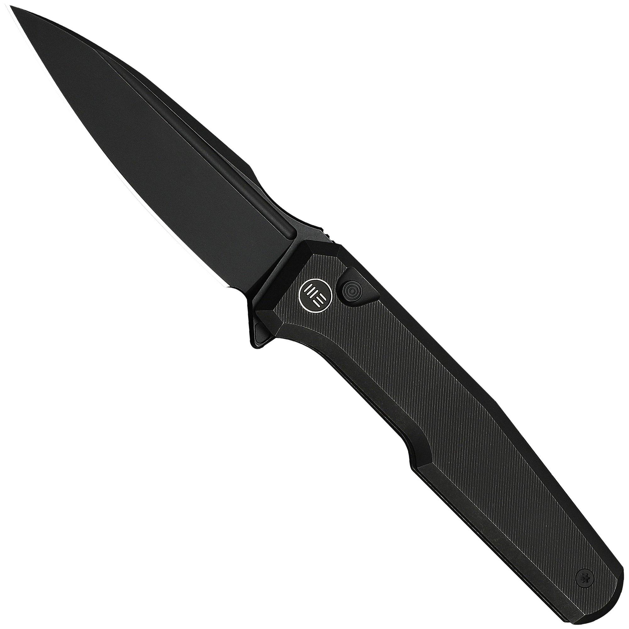 We Knife Dressytak WE25059-1 Blackwashed M390, Black Titanium, zakmes