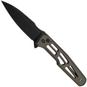 Afbeelding voor WE Knife Dressytak WE25059B-1 Blackwashed M390, Skeletonized Bronze Titanium, zakmes