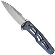Afbeelding voor WE Knife Dressytak WE25059B-2 Stonewashed M390, Skeletonized Blue Titanium, zakmes