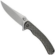 Bild für WE Knife Dracarys WE25061B-1, 12th Anniversary Limited Edition, Stonewashed Böhler M390, Gray Stonewashed Dragonscale Titanium Taschenmesser