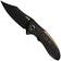 Bild für WE Knife Varg WE25074-1, Blackwashed CPM MagnaCut, Black and Gold Titanium, Copper Foil Carbon Fiber Inlay, Taschenmesser