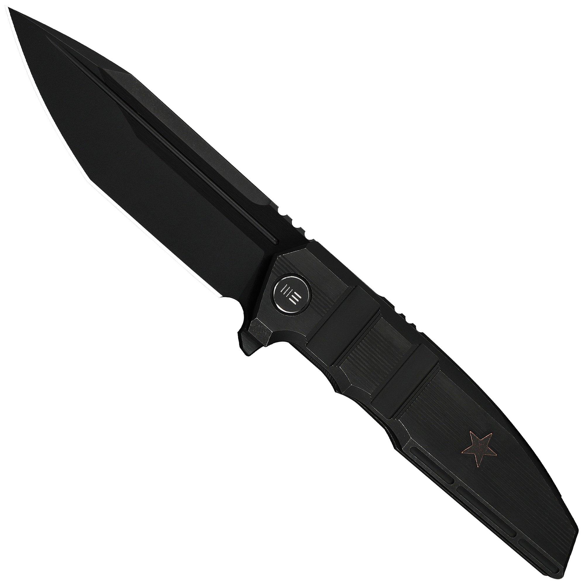WE Knife Breach WE25077-2, Limited Edition, Blackwashed Böhler M390, Black Titanium Taschenmesser