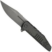 Image pour WE Knife Temper Limited Edition WE25079-1, Grey Stonewashed Böhler M390, Grey Titanium, couteau de poche