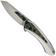 Afbeelding voor WE Knife Suisei WE25086-2, Stonewashed Böhler M390, Grey Titanium, Jungle Wear FatCarbon Inlay zakmes, Dew Hara design