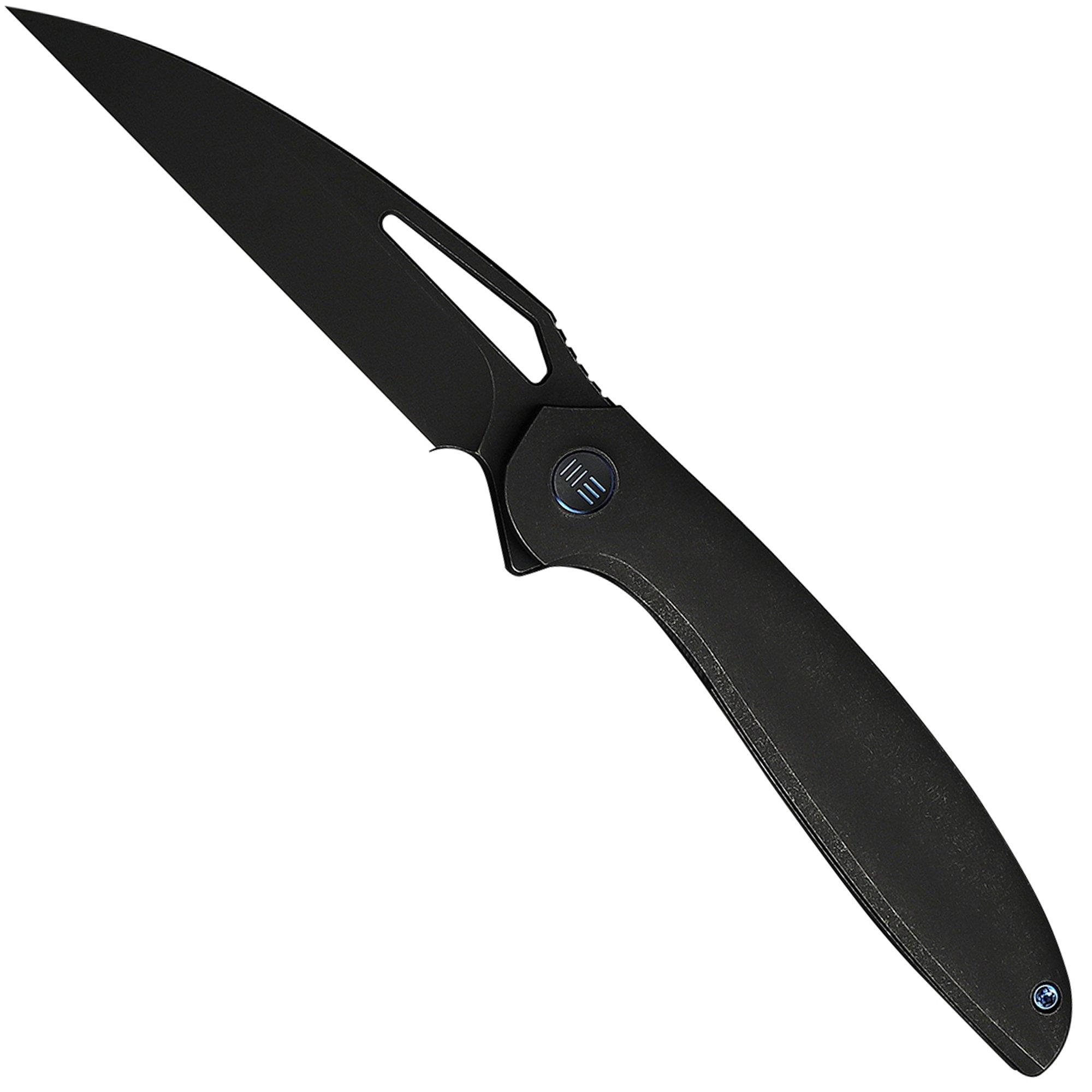 WE Knife Tiercel WE26021-1, Black Stonewashed CPM MagnaCut, Black Titanium zakmes
