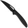 Afbeelding voor WE Knife Tiercel WE26021-1, Black Stonewashed CPM MagnaCut, Black Titanium zakmes
