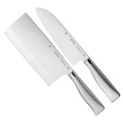 WMF Grand Gourmet 1882139992 Juego de cuchillos de cocina asiáticos de 2 piezas
