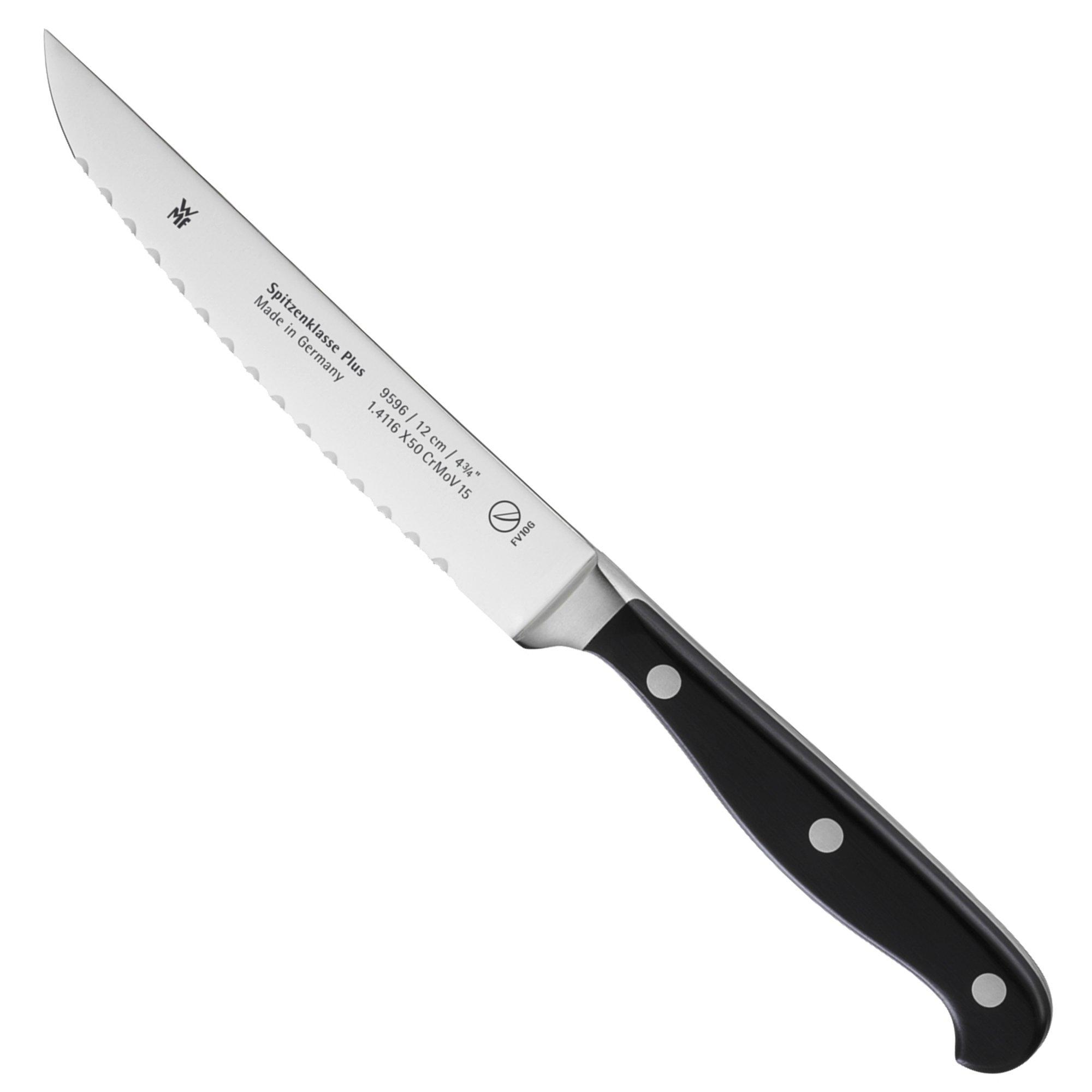 WMF Spitzenklasse Plus 1895966032 serrated utility knife, 12 cm