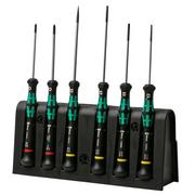 Wera Kraftform Micro, coffret de tournevis 6 pièces avec rack, 5118150001