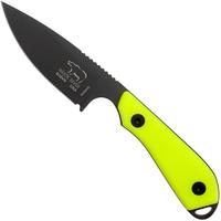 Bild für White River Knives M1 Backpacker Pro Yellow G10, Black Ionbond feststehendes Messer, Kydexscheide