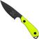 Image for White River Knives M1 Backpacker Pro Yellow G10, Black Ionbond fixed knife, Kydex sheath
