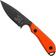 Bild für White River Knives M1 Backpacker Pro orangefarbenes G10, schwarzes Ionbond feststehendes Messer, Kydexscheide