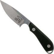 White River Knives M1 Backpacker Pro Black G10 vaststaand mes, Kydex schede