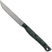 Afbeelding voor White River Knives GripXodus 3 WREX3-VB Stonewashed S35VN, Viridian Blue GripX, vaststaand mes