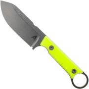 White River Knives FC3.5 Pro Firecraft cuchillo de supervivencia Yellow G10, funda Kydex con yesquero