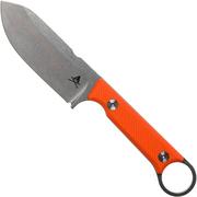 White River Knives FC3.5 Pro Firecraft couteau de survie Orange G10, étui Kydex avec pierre à feu