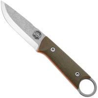 Obraz dla Nóż bushcraftowy White River Firecraft Puukko FC-PKO Green Orange Micarta