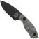 Image for White River Knives GTI 3, Black CPM S35VN, Black Olive Micarta, fixed knife, Justin Gingrich design