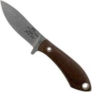  White River Knives Sendero Pack couteau de chasse Natural Burlap Micarta, Jerry Fisk design