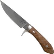 White River Knives Sendero Classic Jagdmesser Natural Burlap Micarta, Jerry Fisk Design