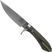 White River Knives Sendero Classic Jagdmesser Black Olive Micarta, Jerry Fisk Design