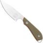 Image for White River M1 Backpacker Pro WRM1-TGO Green/Orange G10, Kydex sheath, neck knife