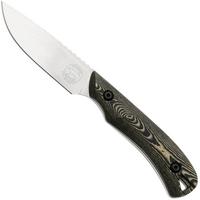 Image for White River Knives Axiom WRSS-AXM-RMB Stonewashed MagnaCut, Maple Black Richlite, hunting knife, Smith and Sons design