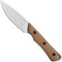 Image for White River Knives Brave WRSS-BRV-MNB Stonewashed MagnaCut, Natural Canvas Micarta, hunting knife, Smith and Sons design