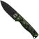 Afbeelding voor White River Ursus Cub Custom Shop Limited 2025, Cerakote MagnaCut, Green G10 Carbonfiber Marbled, bushcraftmes, Kydex schede met firesteel