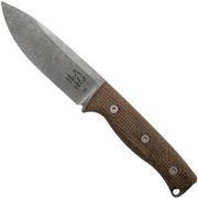 White River Knives Ursus 45 Natural Burlap Micarta bushcraft knife