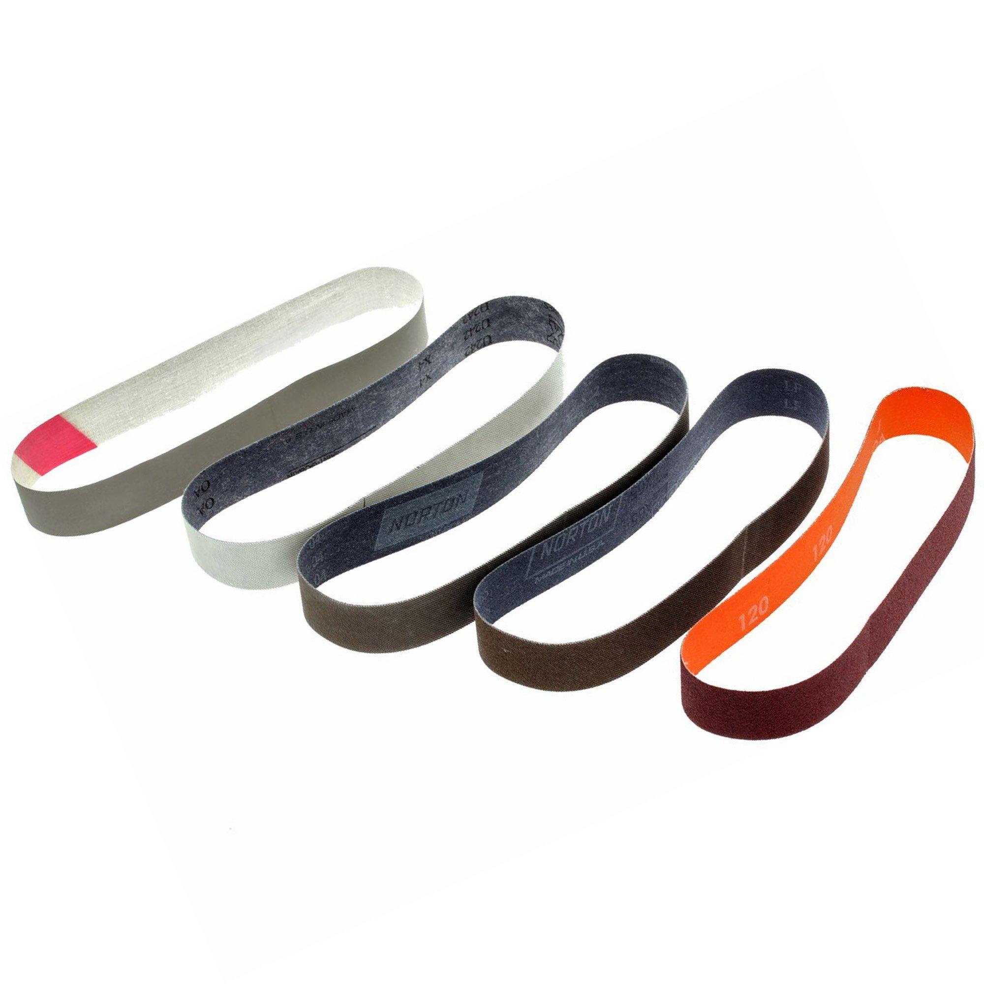 Work Sharp, set di ricambio di nastri abrasivi per Blade Grinding Attachment, WSSAKO81115