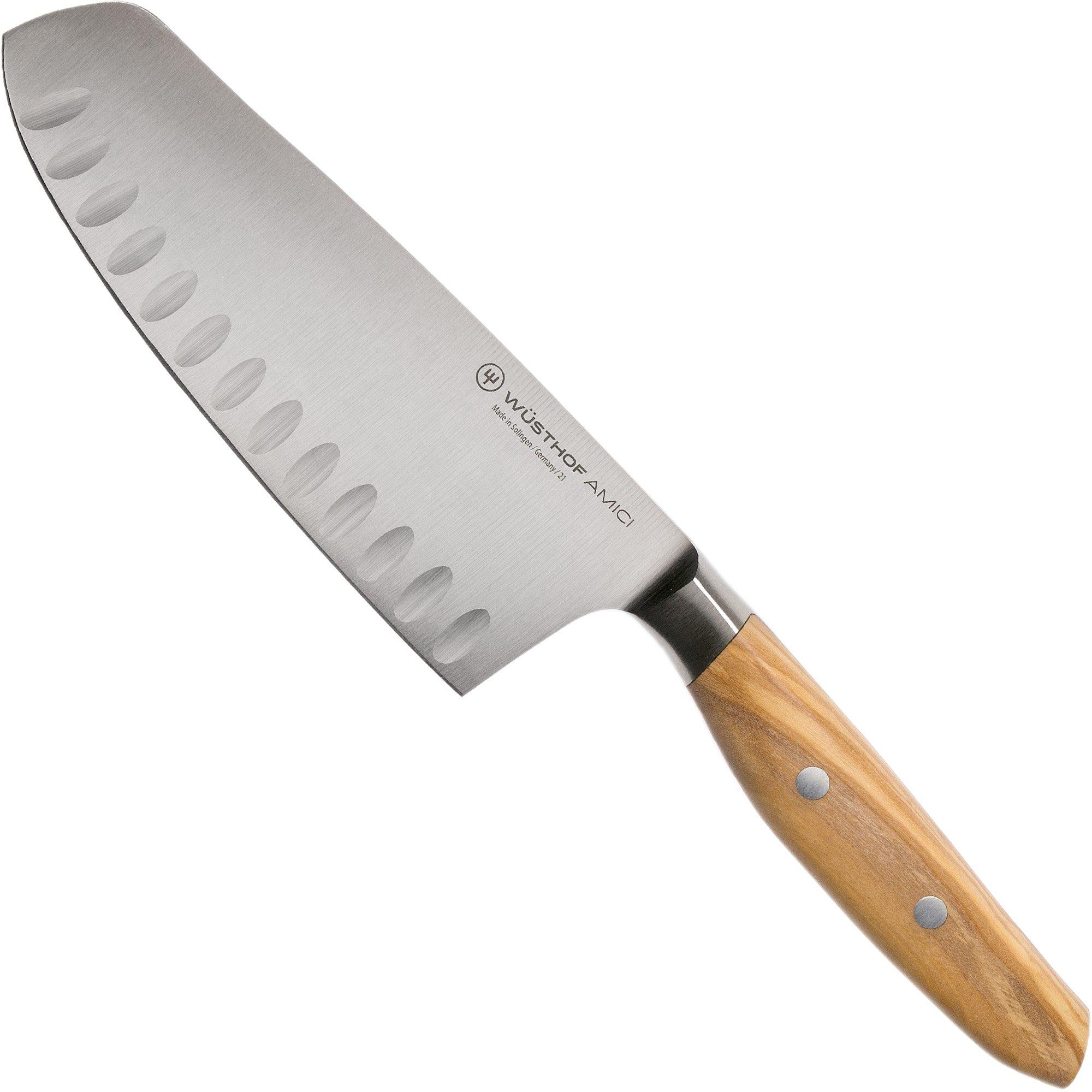 Wüsthof Amici 1011331317 santoku with dimples 17 cm