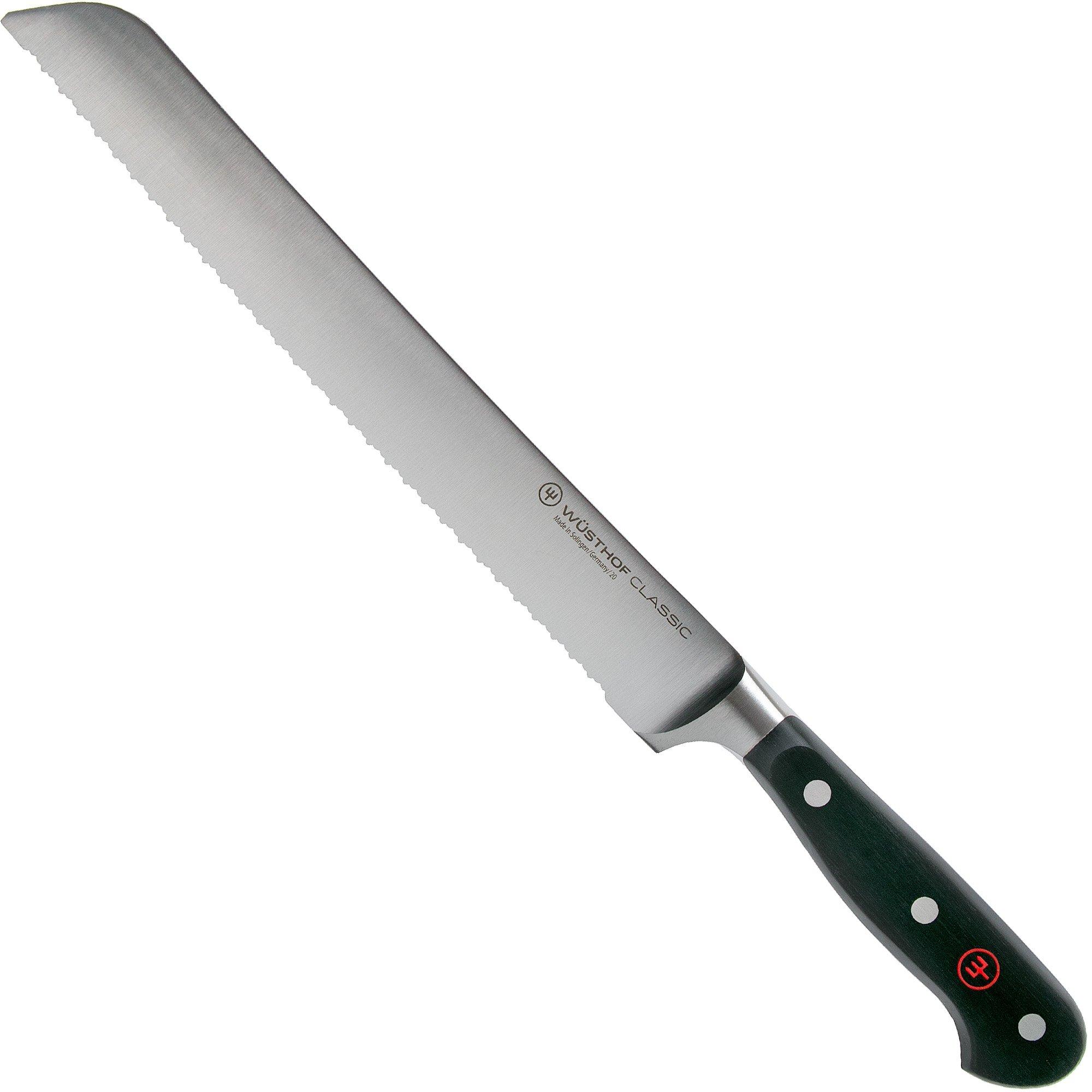 Wüsthof Classic broodmes met dubbele kartel 23 cm, 1040101123