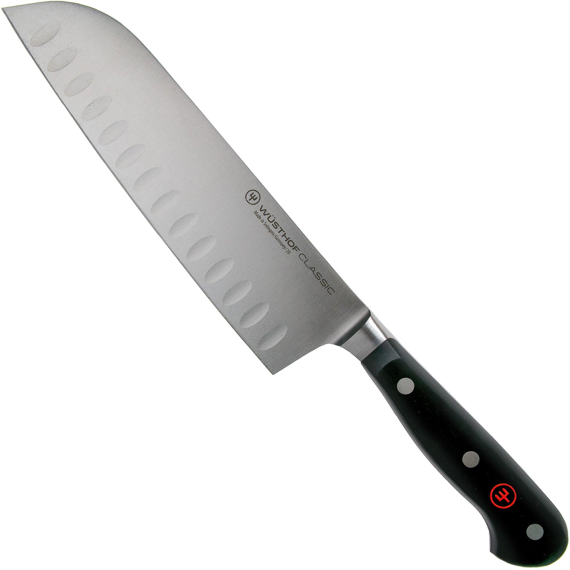 Wüsthof Classic Santoku Knife, White, 7