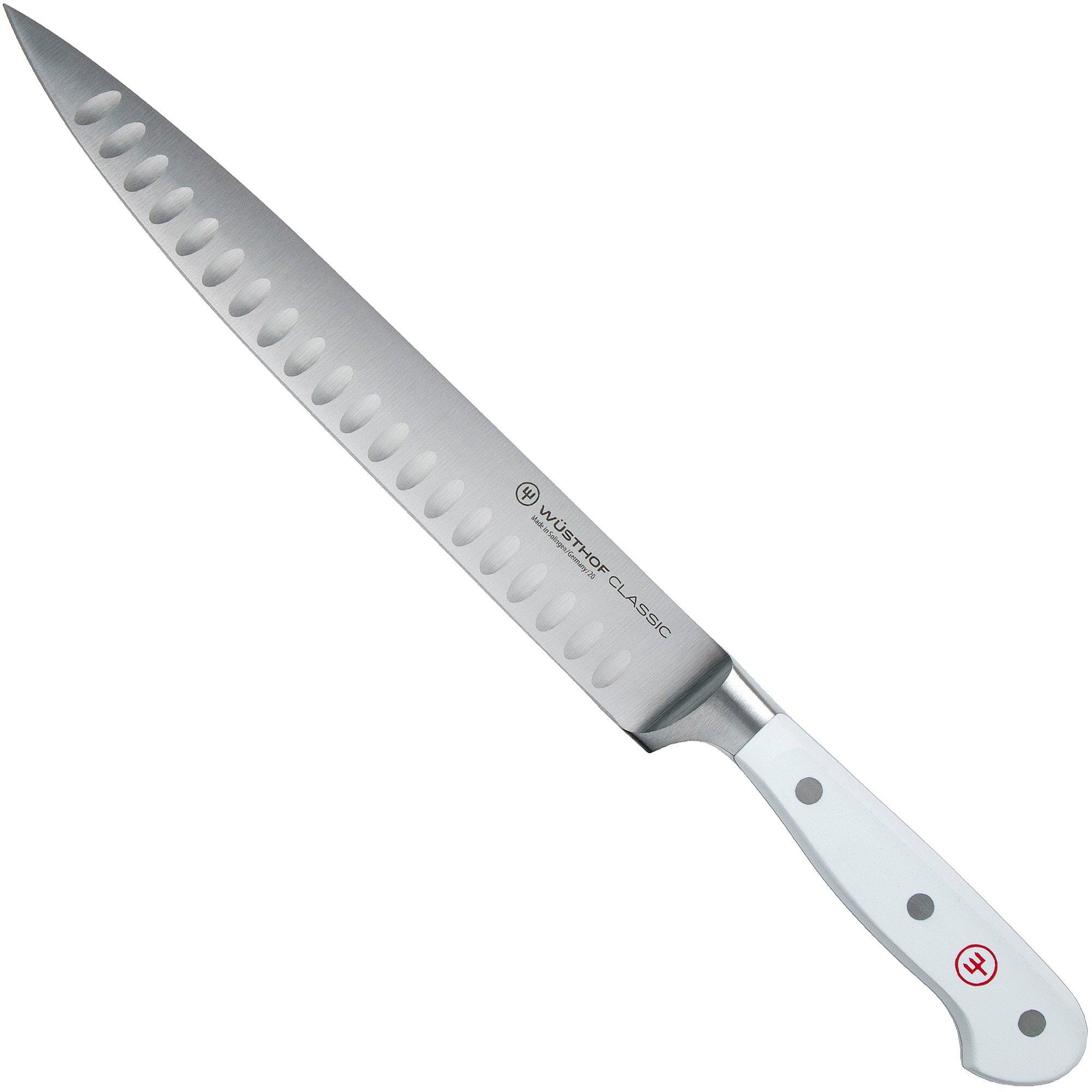Wüsthof Classic White Schinkenmesser mit Kullen 23 cm, 1040200823