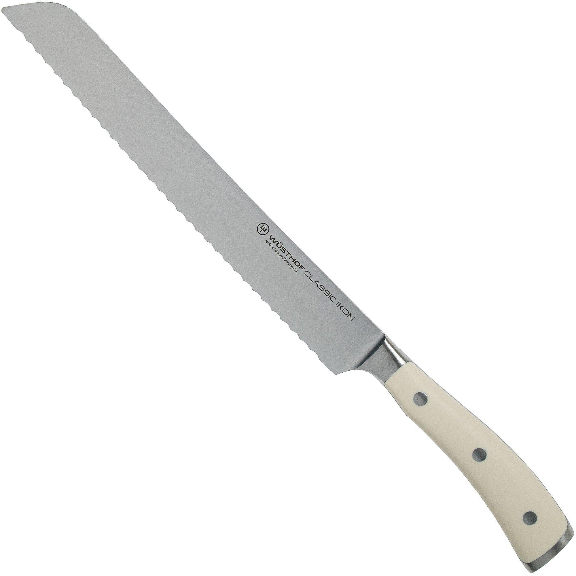 Wüsthof Classic Ikon Crème Brotmesser 23 cm, 1040431023