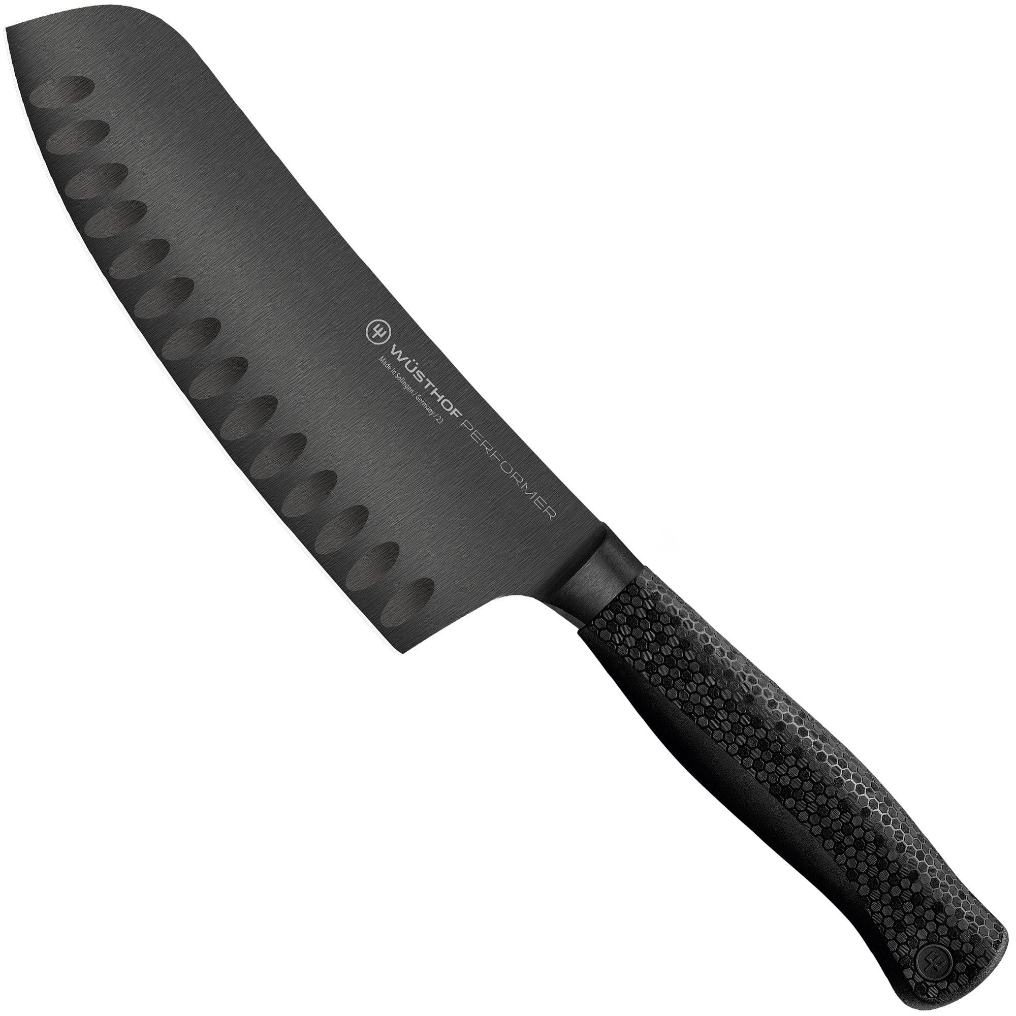 Wüsthof Performer Rotoku 1061237317 Santoku mit Kullen, 17 cm