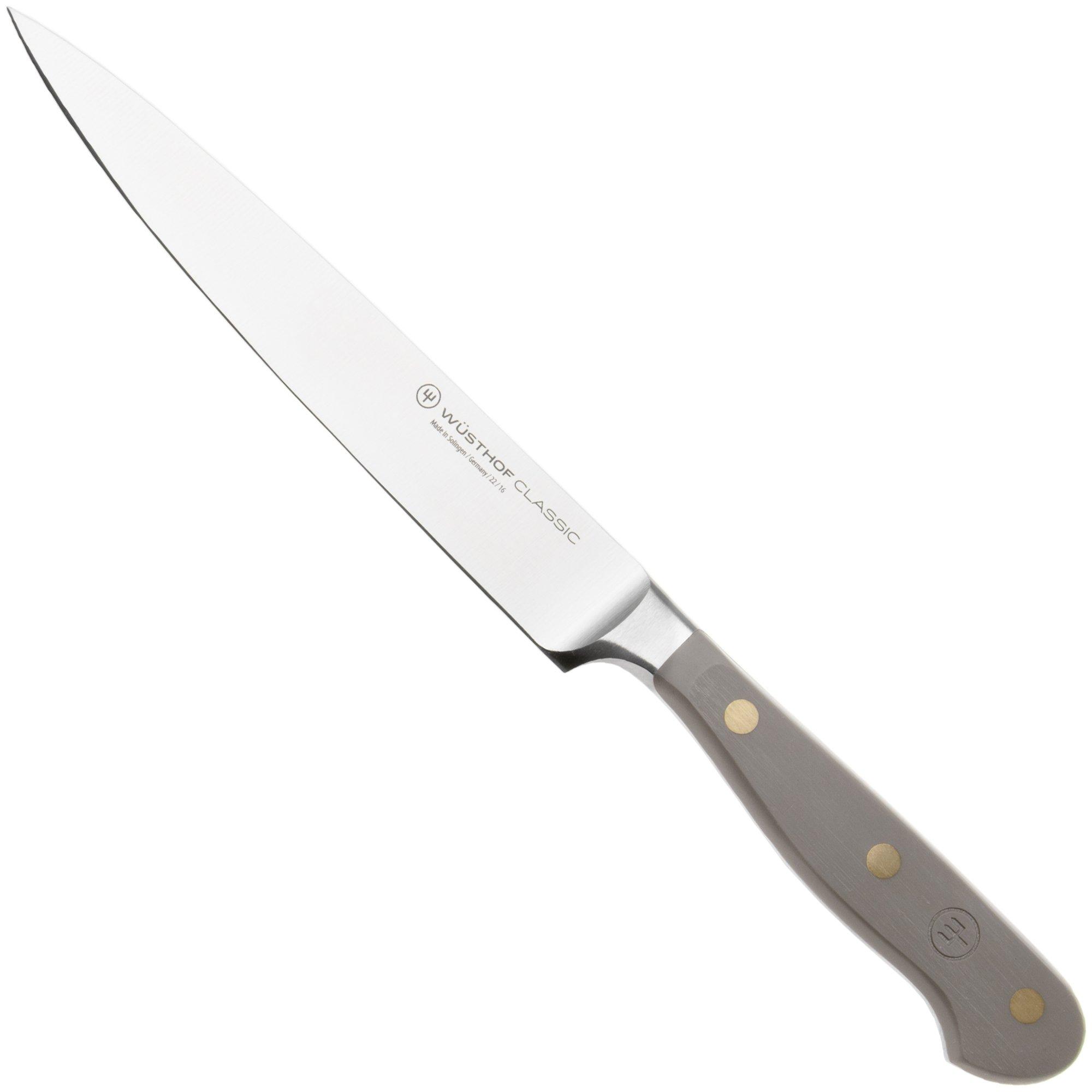 Wüsthof Classic Color Velvet Oyster 1061704116 couteau à viande universel, 16 cm