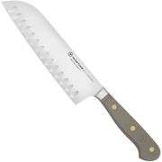 Bild für Wüsthof Classic Colour Velvet Oyster 1061731317 Santoku mit Kullen, 17 cm