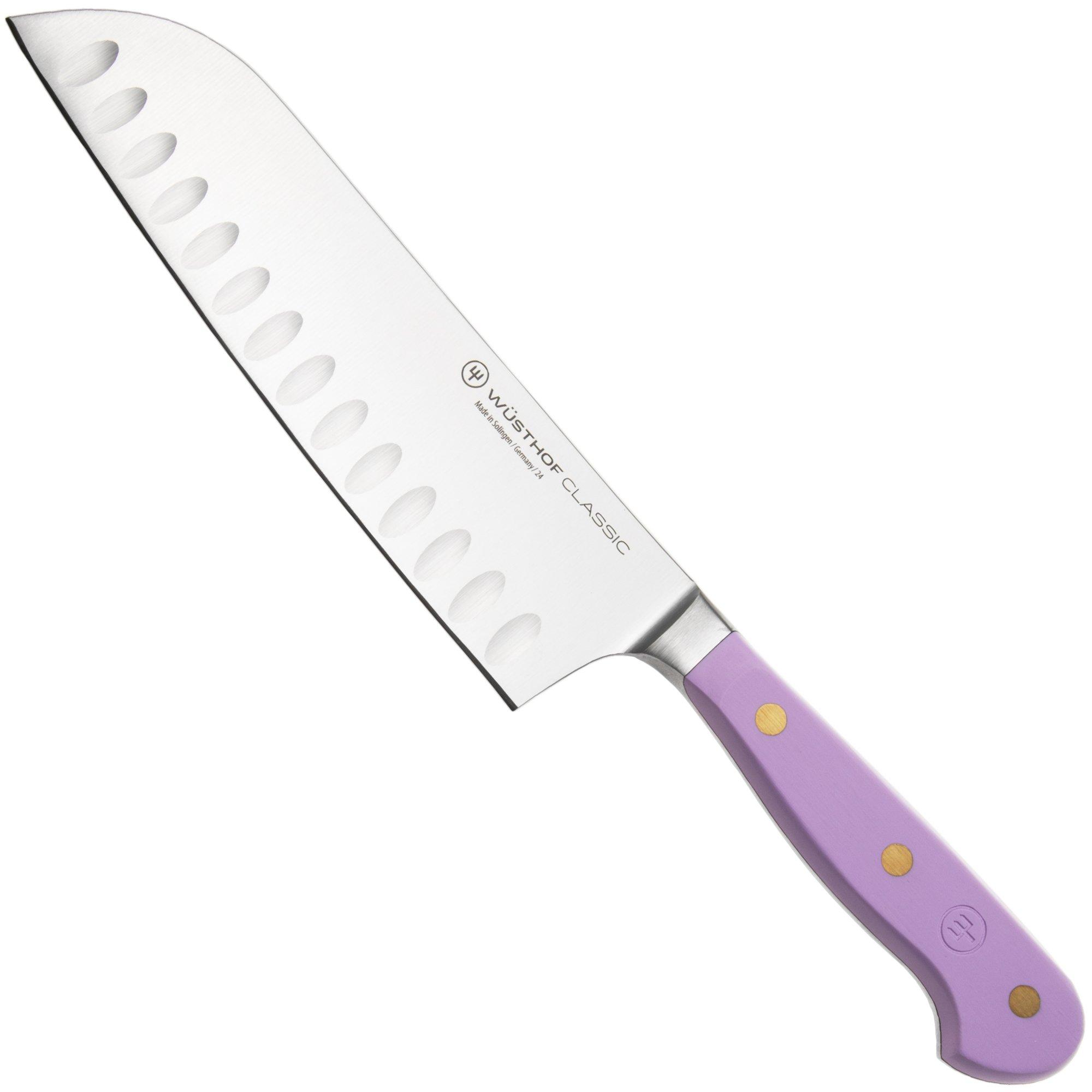 Wüsthof Classic Color Purple Yam 1061731417 santoku met kuiltjes, 17 cm