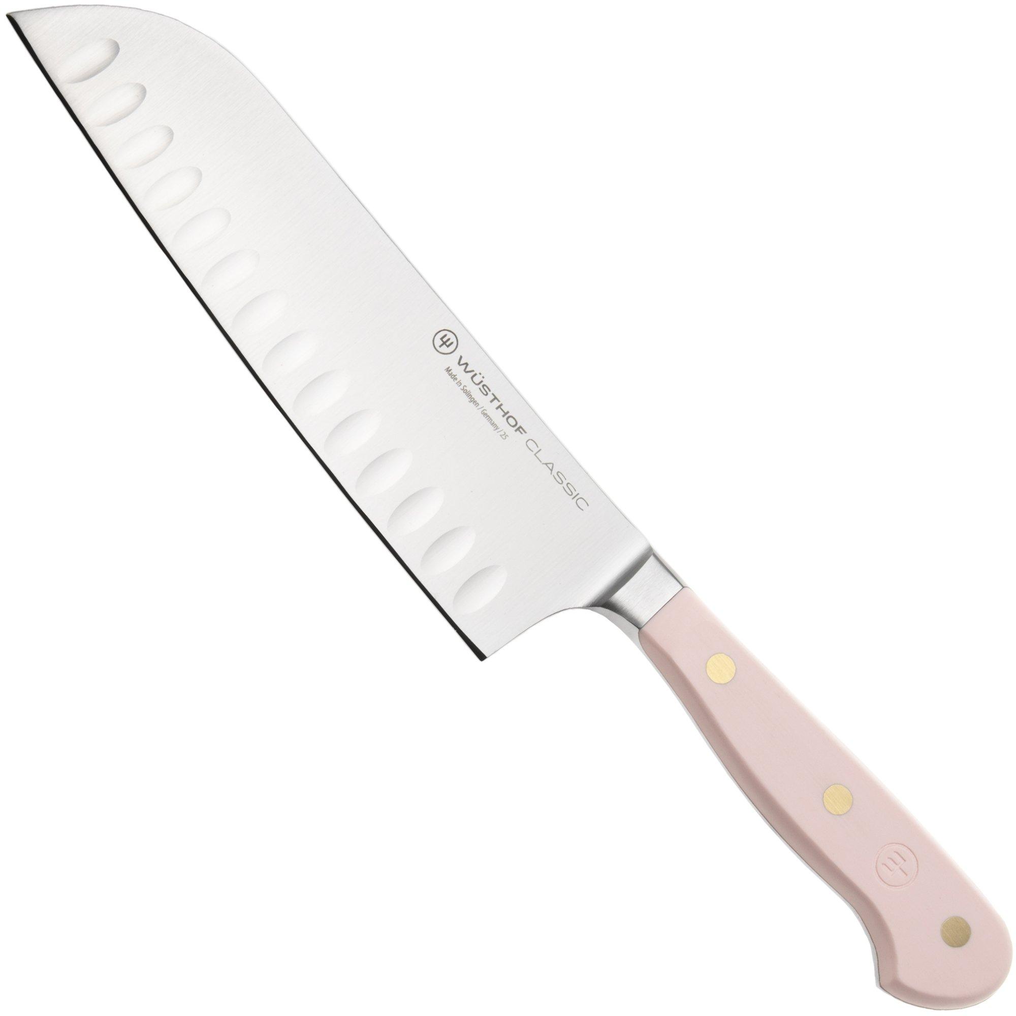 Wüsthof Classic Colour Pink Himalayan Salt 1061731617 Santoku mit Kullen, 17 cm